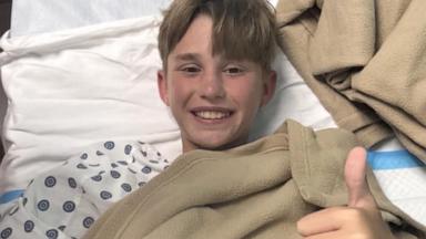VIDEO: Boy rescued by brother after shark attack speaks out