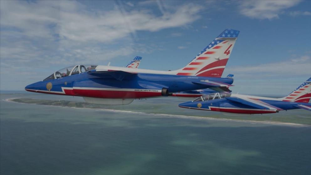 VIDEO: Inside the Statue of Liberty flyover with French Air and Space Force