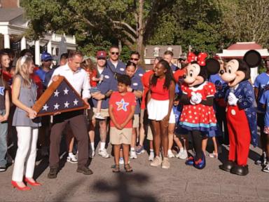 WATCH:  Disney's support for Blue Star families