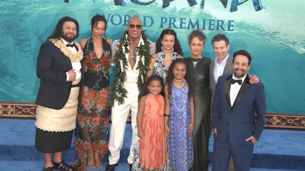 VIDEO: 'Moana' stars celebrate live-action film premiere