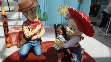 VIDEO: Disney brings ‘Toy Story 5’ to children’s hospitals