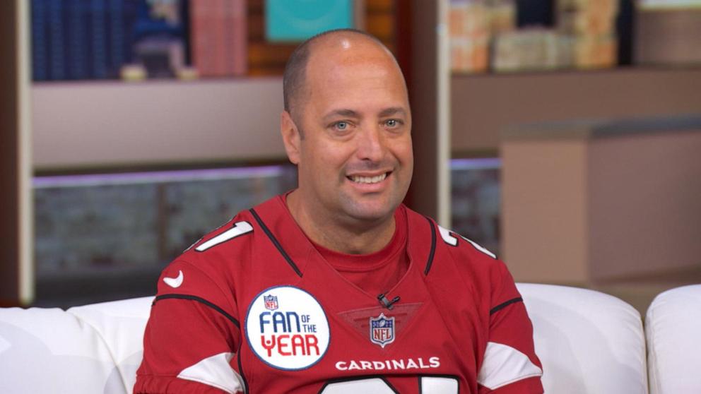 Cardinals superfan honored for community impact