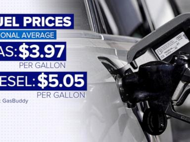 WATCH:  Diesel prices reach $5 a gallon