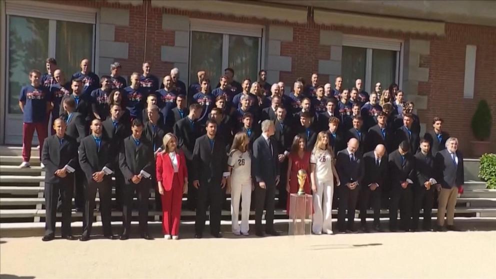 VIDEO: Spain celebrates World Cup title