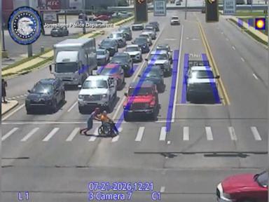 WATCH: Real-life Spider-Man has superhero moment caught on traffic camera