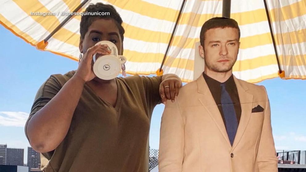 VIDEO: How cardboard cutouts reminded a Brooklyn woman that joy has a funny way of traveling