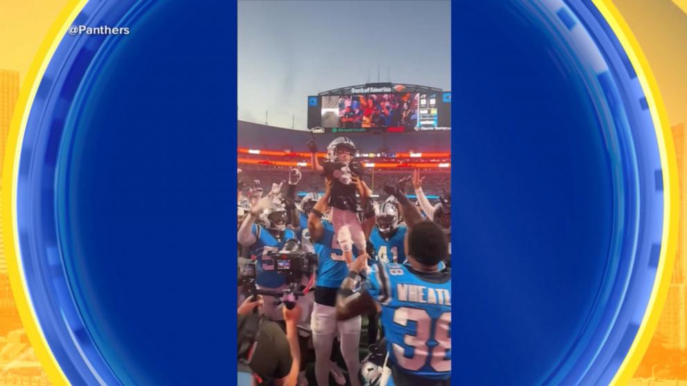 VIDEO: Carolina Panthers make kid's dream come true