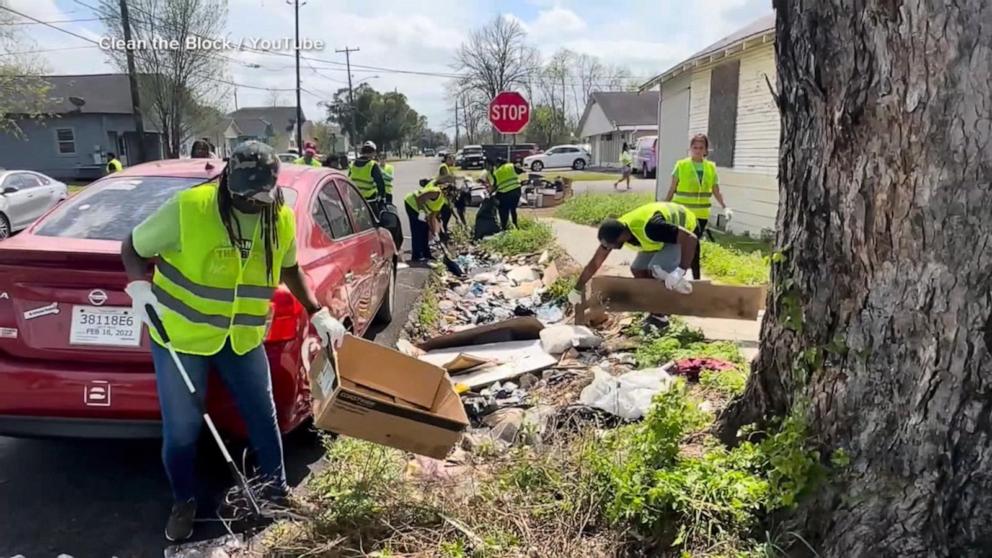VIDEO: Houston man inspires community cleanup