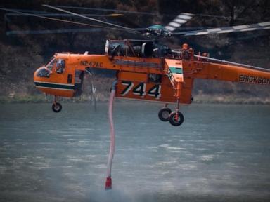 WATCH:  Helicopter involved in fighting wildfires crashes, Utah authorities say