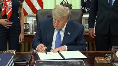 VIDEO: Trump signs executive order changing childhood vaccine schedule