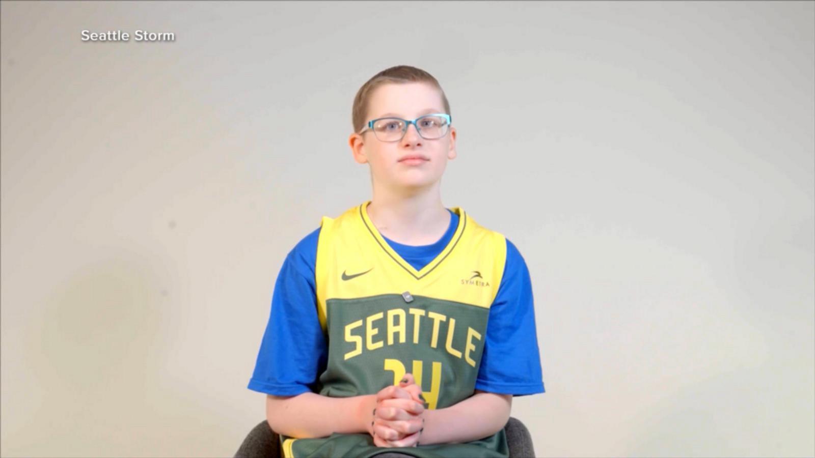WATCH:  Seattle Storm makes 1 girl's dream become a reality