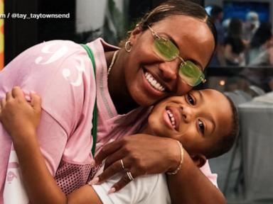 WATCH:  Mom tennis players make a splash at 2026 US Open
