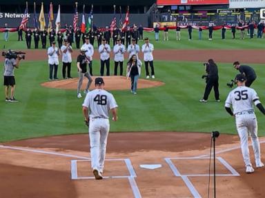 WATCH: Yankees, Mets honor 9/11 with ceremonial first pitches