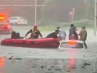 WATCH: Torrential rain slams millions along I-95