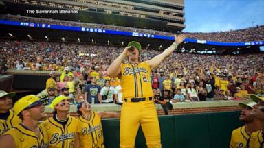 VIDEO: 'Savannah Bananas' bring the 'Banana Bowl' to DC