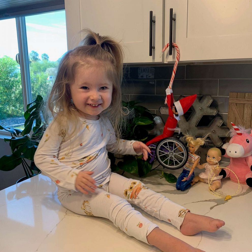 VIDEO: Mom creates Elf on the Shelf in wheelchair for daughter with rare genetic disease 