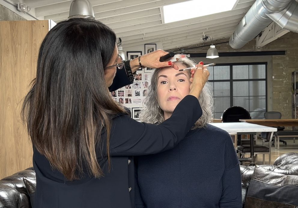 PHOTO: Bobbi Brown breaks down the best makeup tips for women with gray hair.