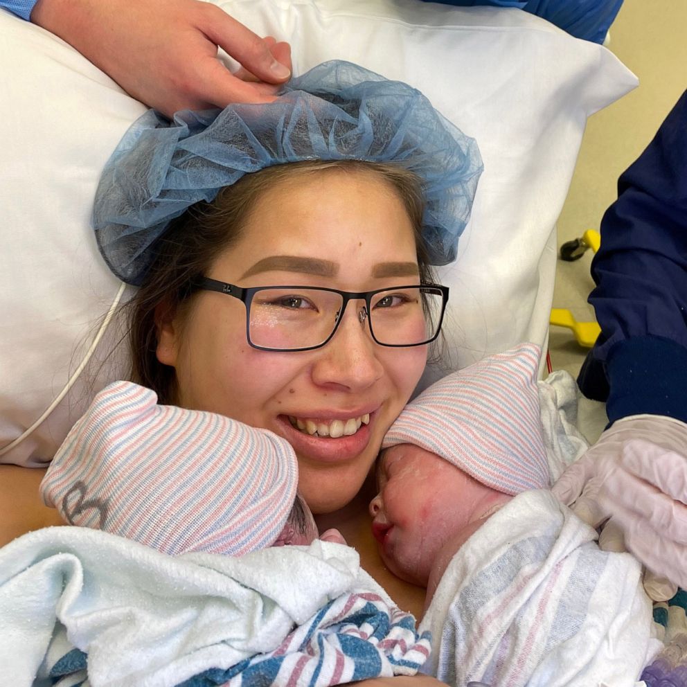 VIDEO: Mom from small Alaskan village isolates for 10 weeks to safely deliver twins 