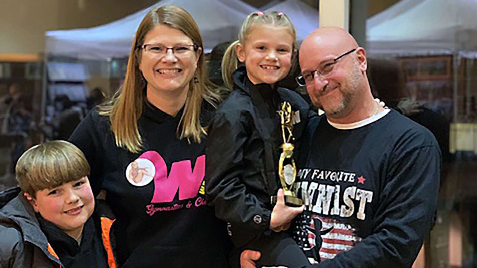 PHOTO: Brian and Crystal Clark with their late kids, Xander, who was 9, and Ziva, who was 8 when they passed.