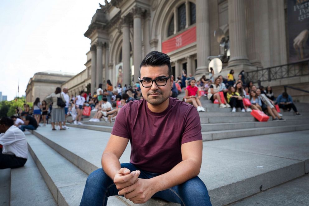 PHOTO: ABC News' Tony Morrison on the steps of New York City's Metropolitan Museum of Art.