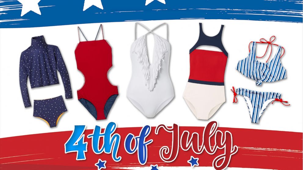 Fourth of July Patriotic Swimsuits