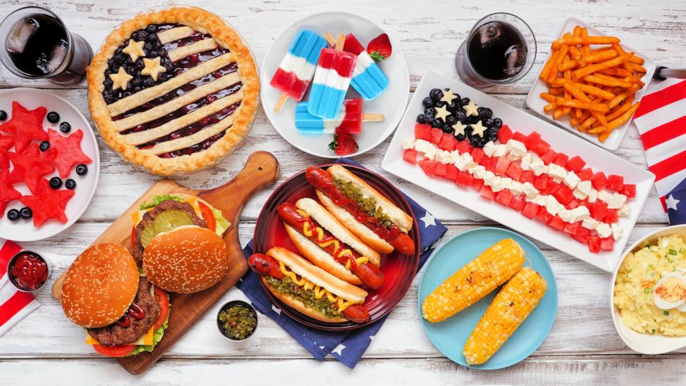 PHOTO: July 4th spread in an undated stock photo. 