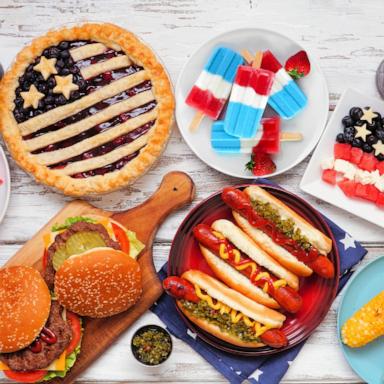 PHOTO: July 4th spread in an undated stock photo. 