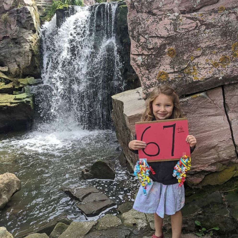 VIDEO: 5-year-old’s preschool closes from COVID-19, so she chases 67 waterfalls 