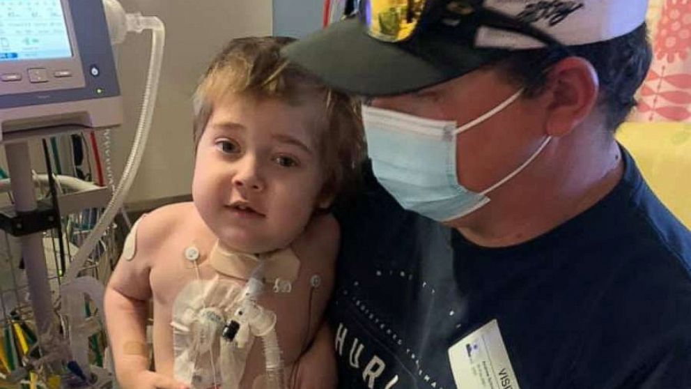 5-year-old with cystic fibrosis asks for stickers and cards as he fights  COVID-19 - Good Morning America