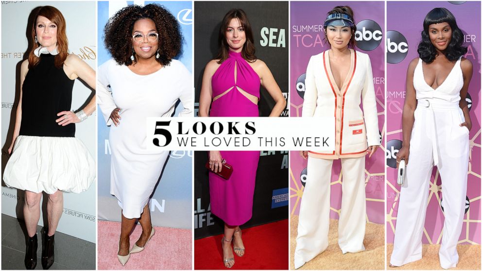 5 looks we love this week: Anne Hathaway, Julianne Moore, Oprah and ...