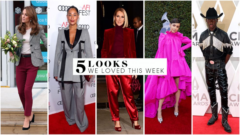 5 looks we love this week: Celine Dion, Duchess Kate, Tracee Ellis Ross ...