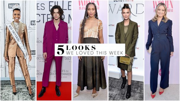 This Week, Celebs Model Eye-Popping Styles from Moschino, Les