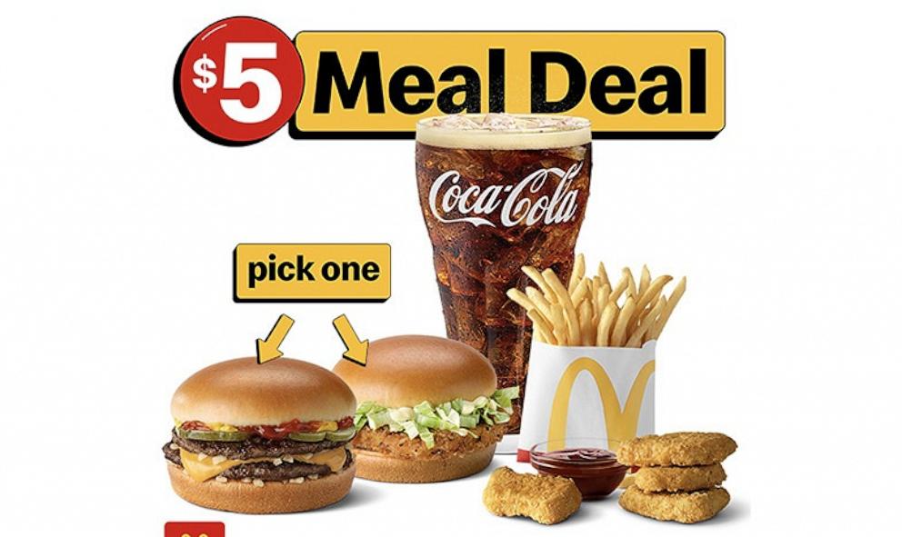 PHOTO: McDonald's has extended its popular $5 meal deal for the fall.