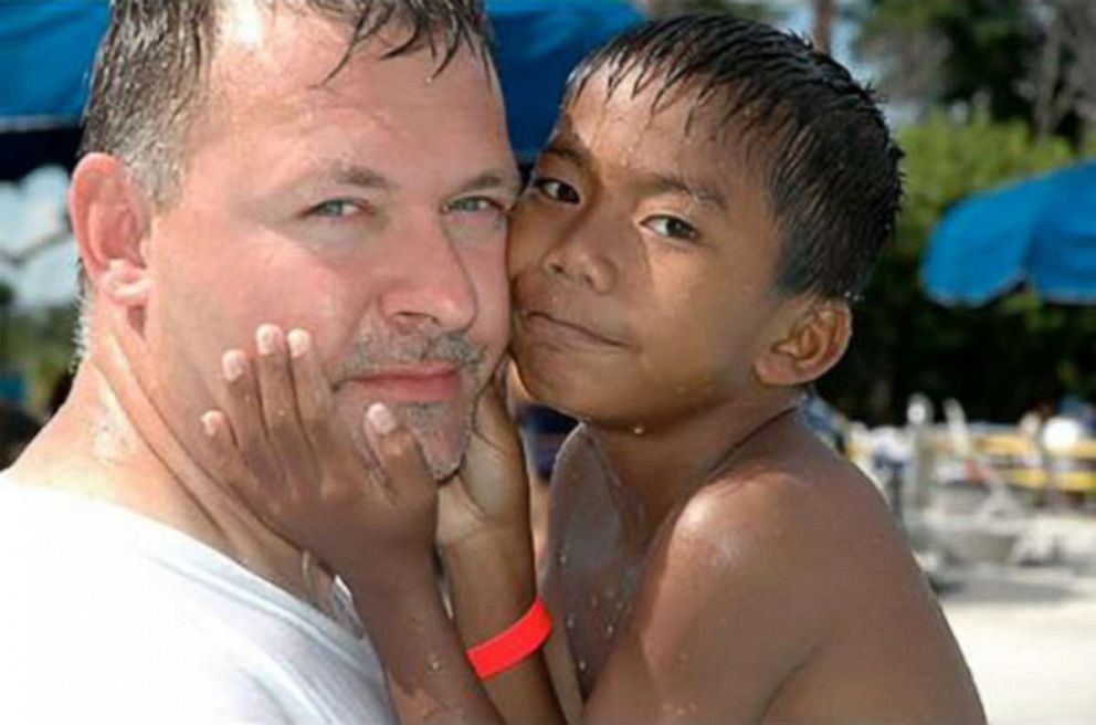 PHOTO: Jerry Windle poses with his son Jordan Windle, whom he adopted when Jordan was 18-months-old.