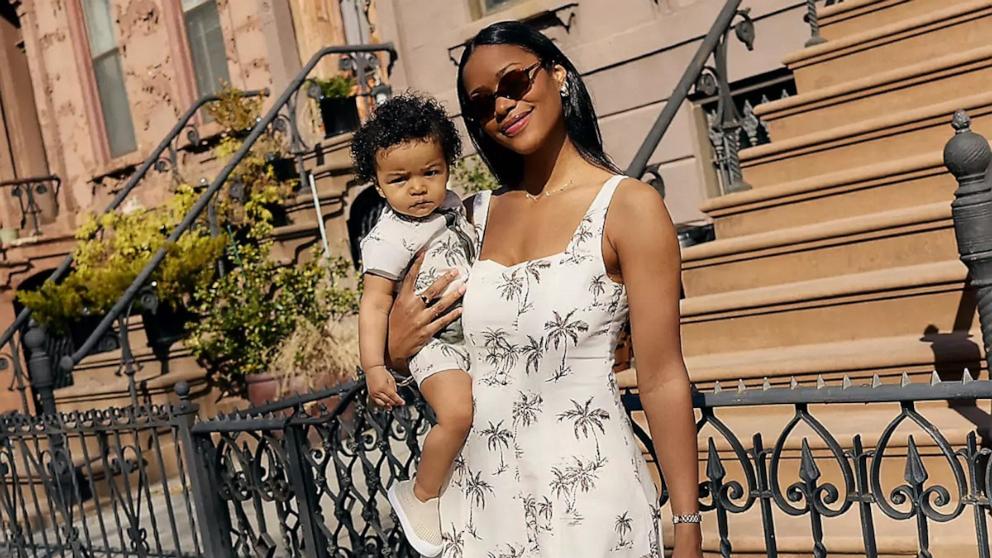 PHOTO: Palm Linen Cotton Seamed Midi Pocket Dress