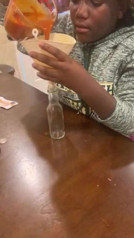PHOTO: A'Jzala Johnson of Luling, Louisiana, has a top secret recipe that her customers wish they could get their hands on. When the pandemic hit, the 12-year-old began experimenting. That's when BabyJay’s Wing Sauce was born.