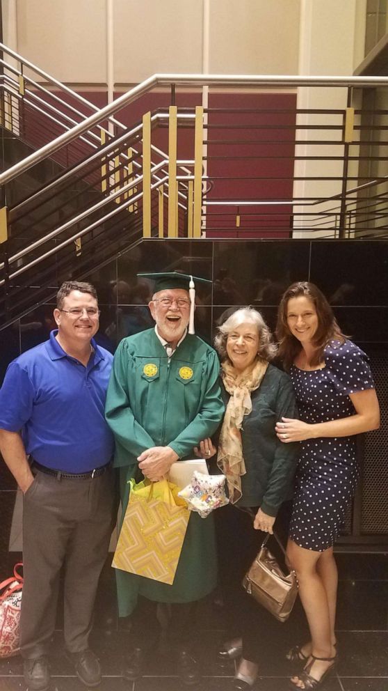 PHOTO: On Dec. 15, Way Bandy graduated from University of South Florida St. Petersburg (USF), in general studies. The father of three had his wife Nancy and youngest son Kyle in the audience watching as he walked across the stage. 