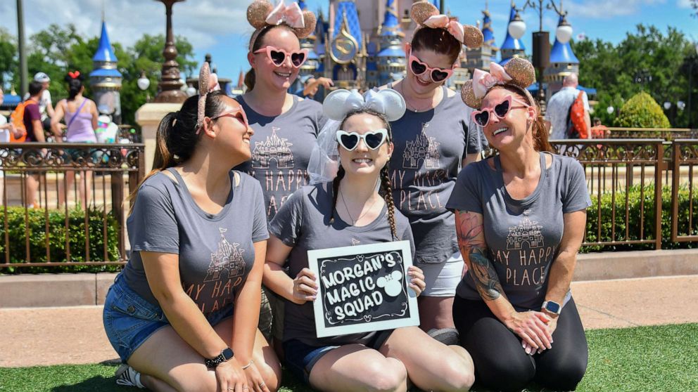 PHOTO: Morgan Newcomer and her friends at Magic Kingdom in Orlando, Florida. 