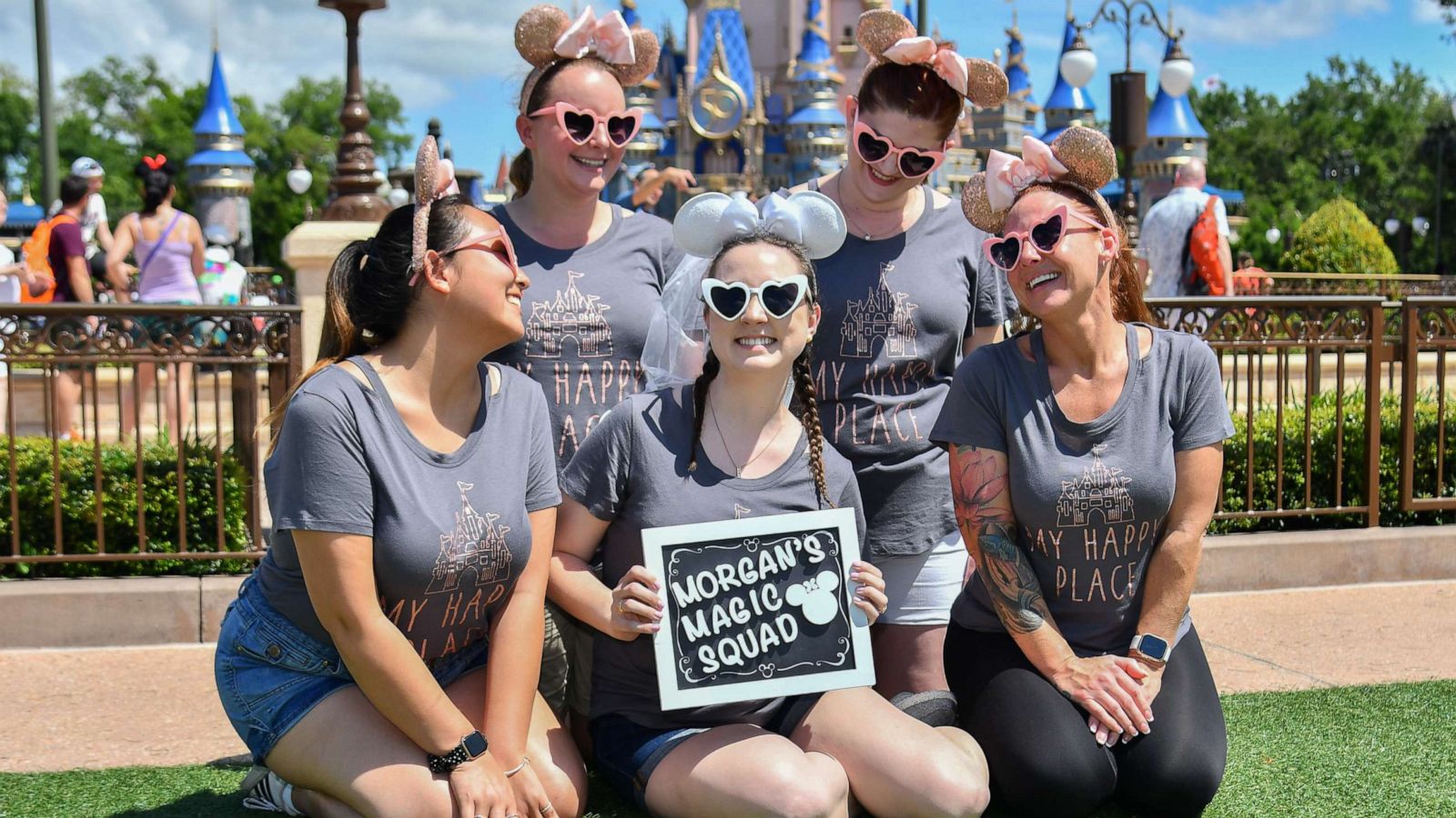 PHOTO: Morgan Newcomer and her friends at Magic Kingdom in Orlando, Florida.