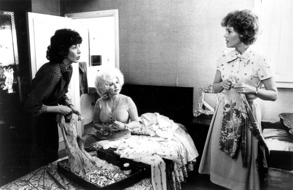 PHOTO: Lily Tomlin, Dolly Parton and Jane Fonda in a scene from the movie "9 to 5."