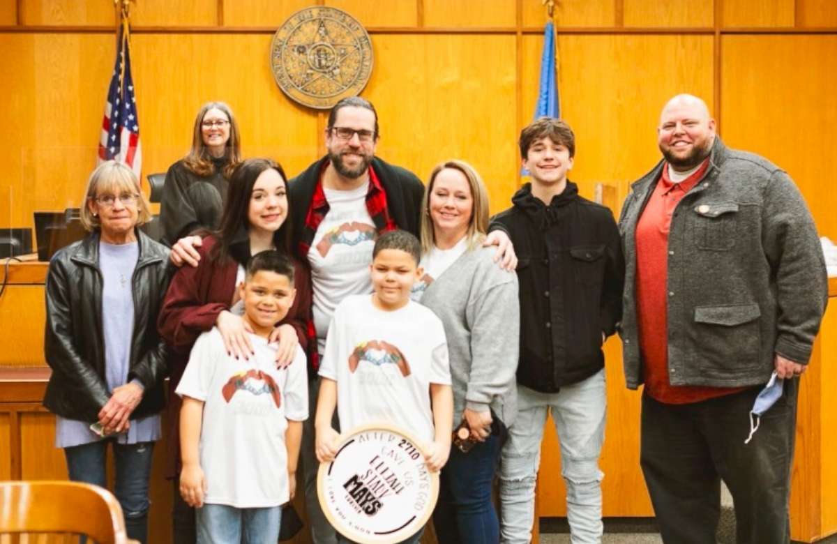 PHOTO: Elijah Mays was adopted in January by Mandi and Jon Mays of Oklahoma City, Oklahoma. The Mays family had been fostering Elijah since 2016 and in 2019, the couple adopted another little boy, Judah, 7.