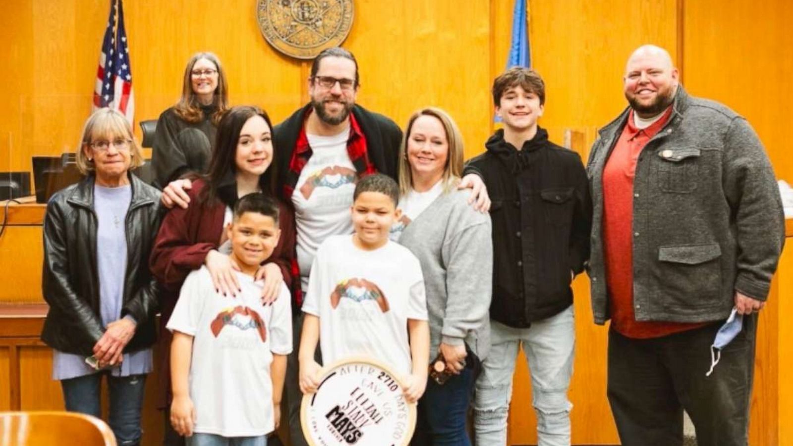 PHOTO: Elijah Mays was adopted in January by Mandi and Jon Mays of Oklahoma City, Oklahoma. The Mays family had been fostering Elijah since 2016 and in 2019, the couple adopted another little boy, Judah, 7.