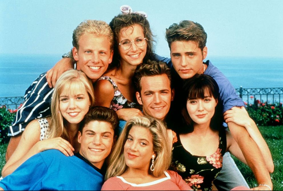 PHOTO: The cast of "Beverly Hills, 90210."