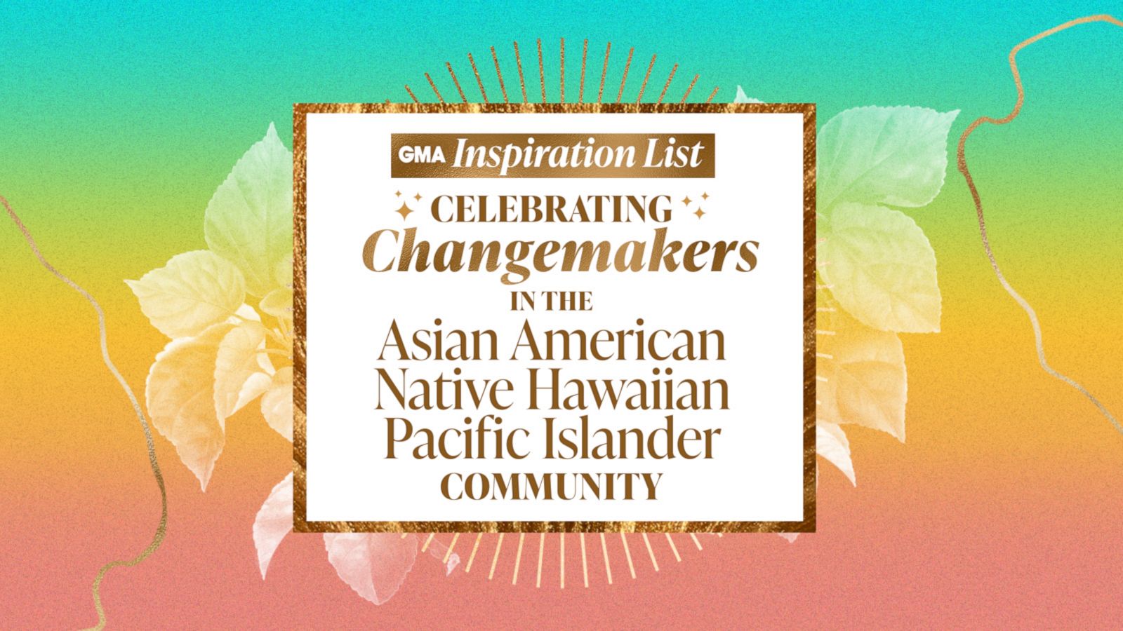PHOTO: GMA inspiration list