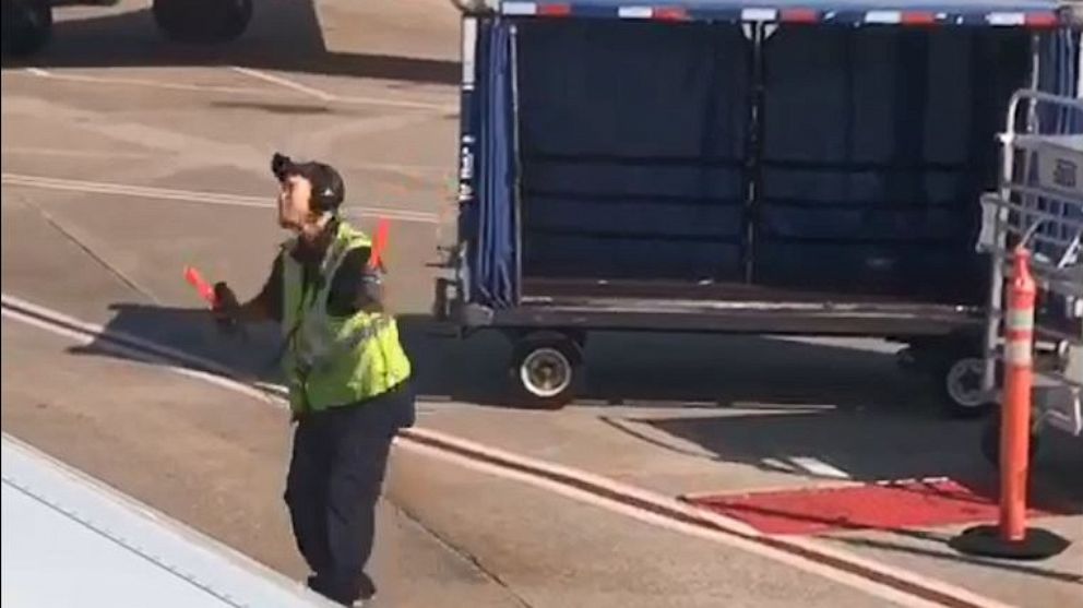 VIDEO: Airline employee goes viral with tarmac dance moves