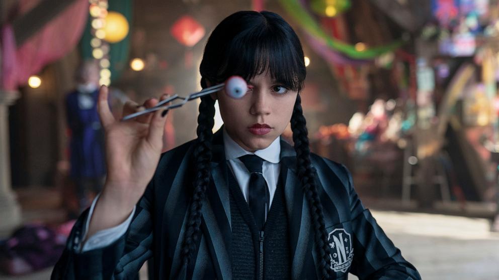 PHOTO: Jenna Ortega as Wednesday Addams in episode 203 of “Wednesday.”