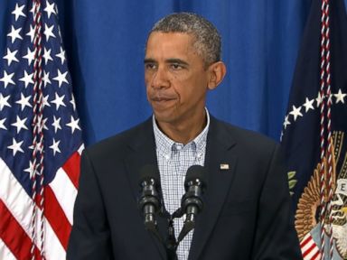 VIDEO: The president addresses the violence in the wake of Michael Brown's shooting death by police.