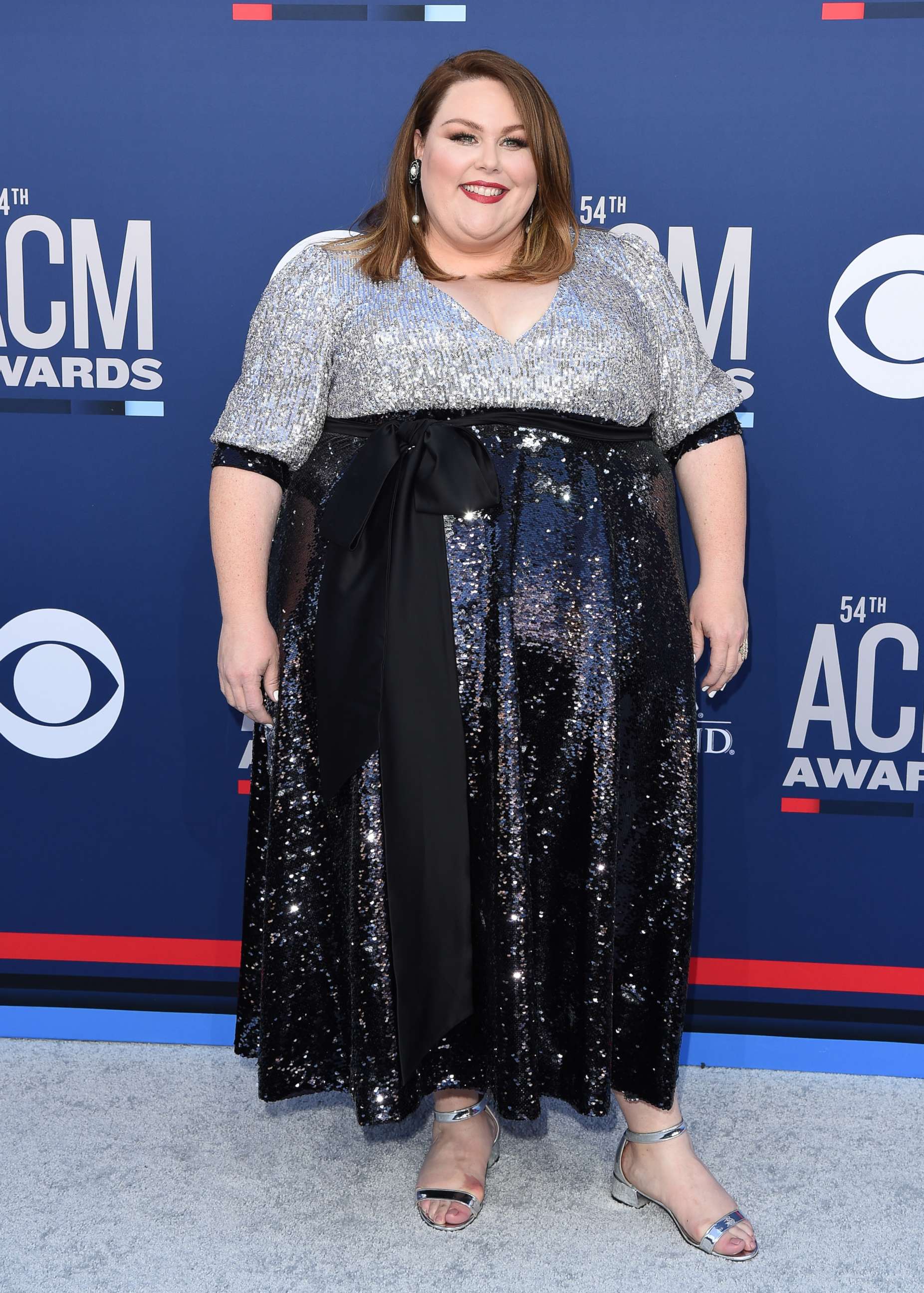 PHOTO: Chrissy Metz attends the 54th Academy Of Country Music Awards at MGM Grand Hotel & Casino, April 7, 2019, in Las Vegas.