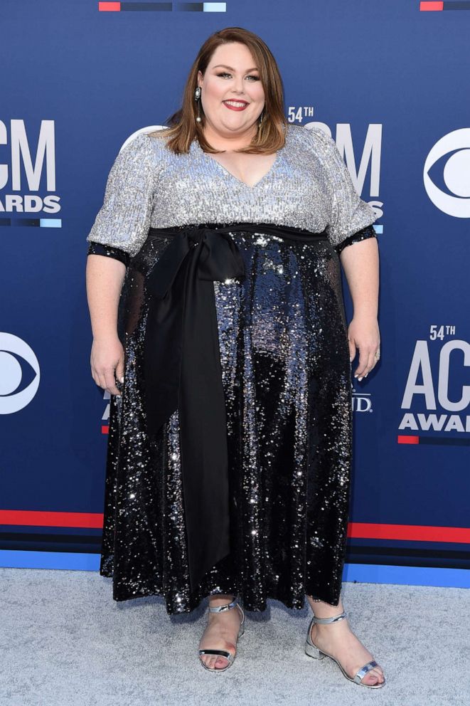 PHOTO: Chrissy Metz attends the 54th Academy Of Country Music Awards at MGM Grand Hotel & Casino, April 7, 2019, in Las Vegas.