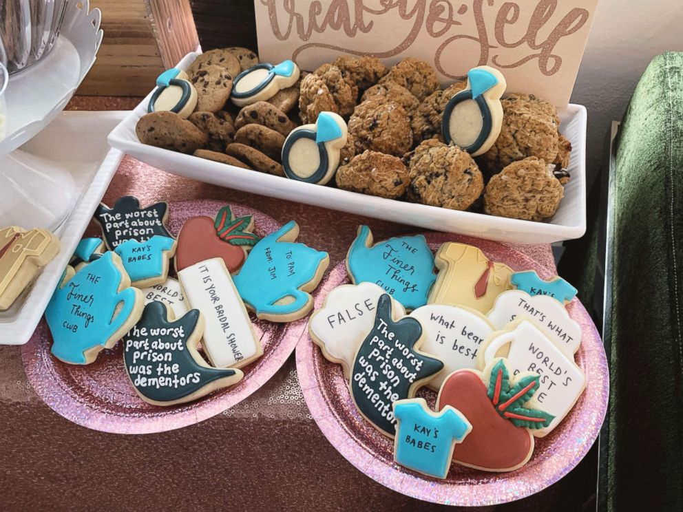 PHOTO: Cookies inspired by "The Office" for Kayleigh Brown's bridal shower on March 3, 2019.